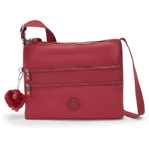 Kipling Alvar, Sac à bandoulière de Taille Moyenne, 4.5 x 80 x 38 cm, Funky Red (Rouge) pas cher