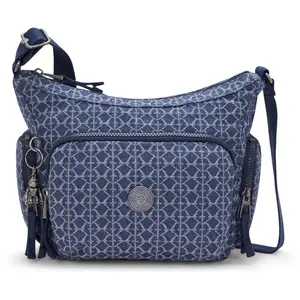 Kipling Sac Bandoulière Gabb S Signature Denim Imprimé Standard Femme 100% Cotton pas cher