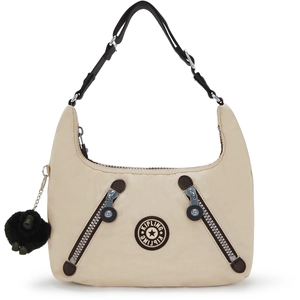 Kipling Sac D'épaule Nikki Back To Beige Heritage Petit Femme 56% Recycled Polyamide, 44% Polyamide pas cher