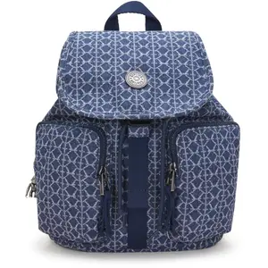 Kipling Sac À Dos Anto S Signature Denim Imprimé Petit Femme 100% Cott... pas cher