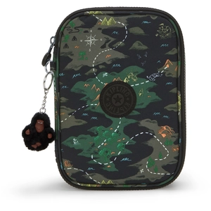 Kipling Pochette 100 Pens Camo Treasure Imprimé Grand Femme 100% Recycled PolyesterVendu parkipling