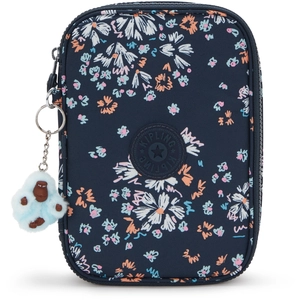 Comparateur de prix : Trousse - KIPLING - 100 Pens - Flower Field - 21 cm - Zippée