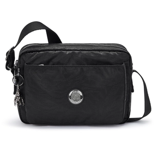 Kipling Sac Bandoulière Abanu M Undersea Jacquard Noir Standard Femme 100% Polyamide pas cher