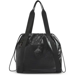 Kipling Fourre Tout Elmar Jet Black Glam Noir Standard Femme 70% Polya...Vendu parkipling