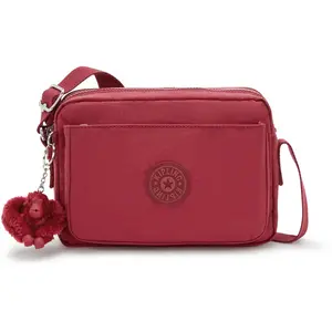 Comparateur de prix : Kipling ABANU M, Sac à bandoulière de Taille Moyenne, 9 x 80 x 38 cm, Funky Red (Rouge)