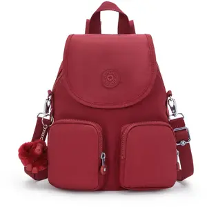 Kipling Sac À Dos Firefly Up Funky Red Rouge Petit Femme 56% Recycled Polyamide, 44% Polyamide pas cher