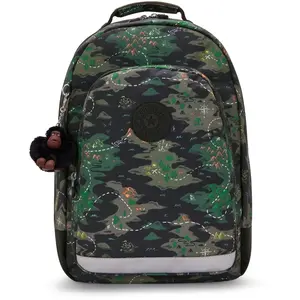 Kipling Sac À Dos Class Room Camo Treasure Imprimé Grand Femme 100% Recycled Polyester pas cher