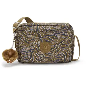Kipling Sac Bandoulière Abanu M Undersea Leaves Imprimé Standard Femme 100% Recycled Polyester