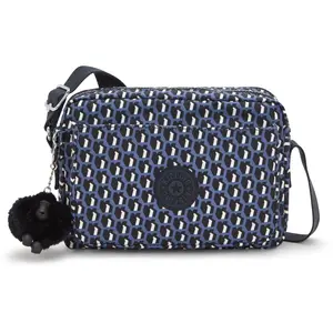 Kipling Sac Bandoulière Abanu M 3d K Blue Imprimé Standard Femme 100% Recycled Polyester