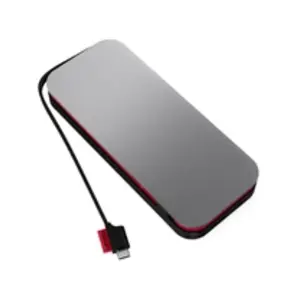 Banque d'alimentation - Lenovo - Go USB-C - 20000 mAh - Gris orage - Lithium Ion