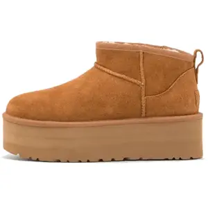 UGG - Botte Classic Ultra Mini À Plateforme - Marron - 38 pas cher
