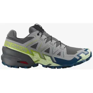 Salomon - Speedcross 6 - Chaussures de trail taille 8 - Regular, gris pas cher