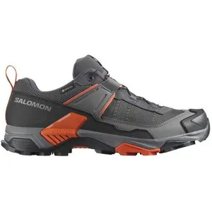 Chaussures Salomon X Ultra 5 GORE-TEX gris foncé orange - 46(2/3) pas cher