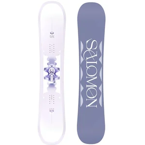 Salomon Snowboard - Snowboard All-Mountain - Lotus 2025 pour Femme - Taille 151 cm - Blanc pas cher