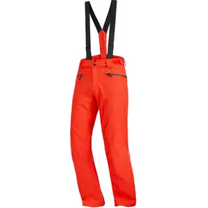 Salomon - Edge Pant - Pantalon de ski taille S - Regular, rouge pas cher
