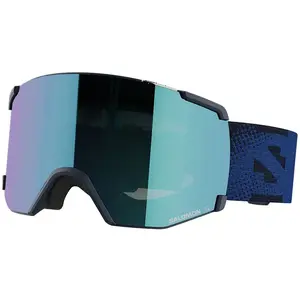 Comparateur de prix : Salomon S/View ML Dress Blue/ML Mid Blue Masques de ski