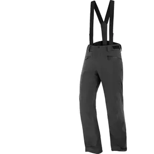 Salomon - Pantalon de ski isolant - Edge Pant M Deep Black pour Homme - Taille S - Noir pas cher