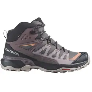 Chaussures de Randonnée Femme Salomon X Ultra 360 Mid GTX Violet Gris pas cher