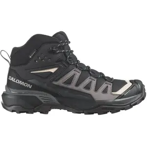 Chaussures de Randonnée Femme Salomon X Ultra 360 Mid GTX Noir Gris pas cher