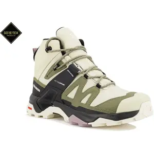Salomon X Ultra 4 Mid Gore-Tex W Chaussures de sport femme Vert 40 pas cher
