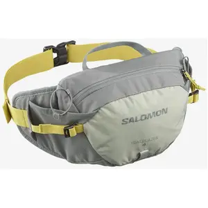 Sac banane Salomon Trailblazer gris jaune pas cher