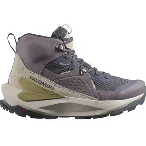 Chaussures Salomon Elixir Mid GORE-TEX violet femme - 38 pas cher