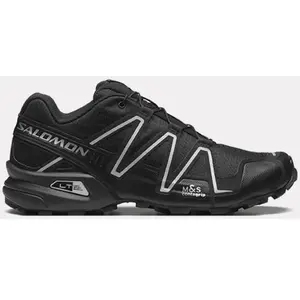 Salomon - Sneakers Rediscover a Legend en Cuir, Noir-Argent-Noir (6.5) pas cher