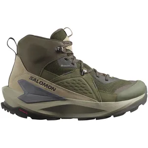 Salomon Elixir Mid Gore-Tex M Chaussures homme Vert 41.1/3 pas cher