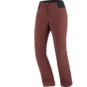 Salomon - Pantalon de ski stretch imperméable - Reason Pant W Rum Rais... pas cher