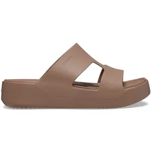 Comparateur de prix : Sandales Crocs Getaway Platform Strap marron femme - 41-42