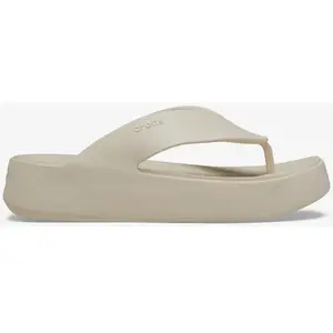 Comparateur de prix : Crocs Femme Getaway Platform Flip, Stucco, 41/42 EU