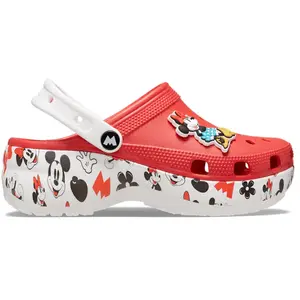 Crocs Mickey Platform Sabots Femmes Flame 37 208885-8C1-W7 pas cher