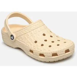 Classic Crocskin Clog Vanilla par Crocs Beige 39 - 40 Femme pas cher