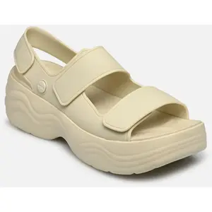 Skyline Sandal Bone par Crocs Beige 41 - 42 Femme pas cher