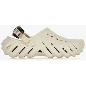 Comparateur de prix : Crocs - Sandales en mousse - Echo Clog Bone/Black  - Taille 43-44 - Beige