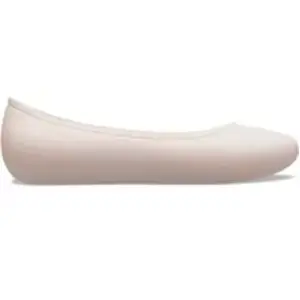 Crocs Brooklyn Flat W, Baskets beiges femme 36/37 beige pas cher