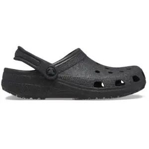 Crocs Classic Glitter Sabots Unisex Black Glitter 43 205942-0WH-M10W12 pas cher