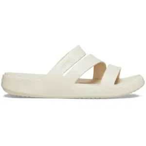 Comparateur de prix : Claquettes Crocs Getaway Strappy beige femme - 37-38