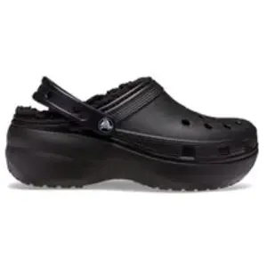 Sabots femme Crocs Classic Platform Lined Noir 41/42 207938-001 pas cher