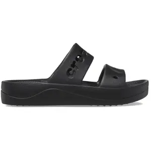 Crocs Femme Baya Platform Sandal Sandales, Black, 38/39 EU