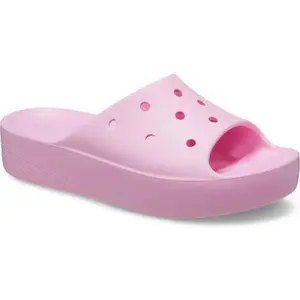Claquettes Crocs Classic Platform Slide rose femme - 41-42 pas cher