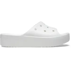 Claquettes Crocs Classic Platform Slide blanc femme - 39-40 pas cher
