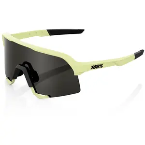 Lunettes 100% S3 blanc crème Soft Tact avec verre fumé pas cher