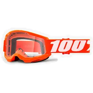 Comparateur de prix : 100% Strata 2 Essential Lunettes de motocross pour jeunes, orange