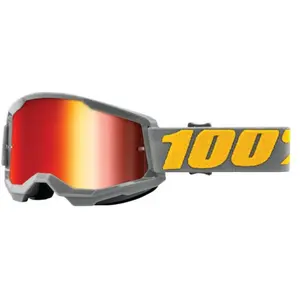 100percent 100% Strata 2 Extra Izipizi Lunettes de motocross, gris pour HommesVendu parfc-moto
