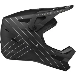 100% Status Casque de descente noir pour jeunes, taille M pas cher