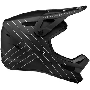 100% Status Helment Casque Mixte, Zwart, L pas cher