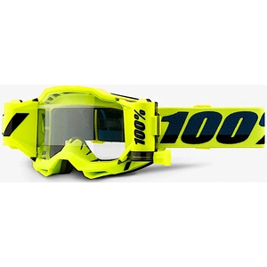 Comparateur de prix : 100% Armega Forecast Lunettes de motocross, noir-jaune pour Hommes