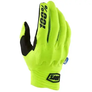 100percent 100% Cognito Smart Shock Gants Jaune Fluo Taille L pas cher