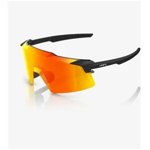Comparateur de prix : Lunettes 100  aerocraft soft tact noir   verres hiper rouge mirror